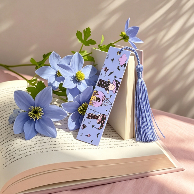 NOVELSUB Sublimation Blank Aluminum Bookmark School Supply New Arrival Personalized Metal Bookmarks for Reading & Gifts