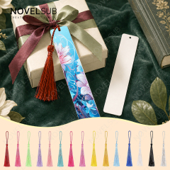 NOVELSUB Sublimation Blank Aluminum Bookmark School Supply New Arrival Personalized Metal Bookmarks for Reading & Gifts