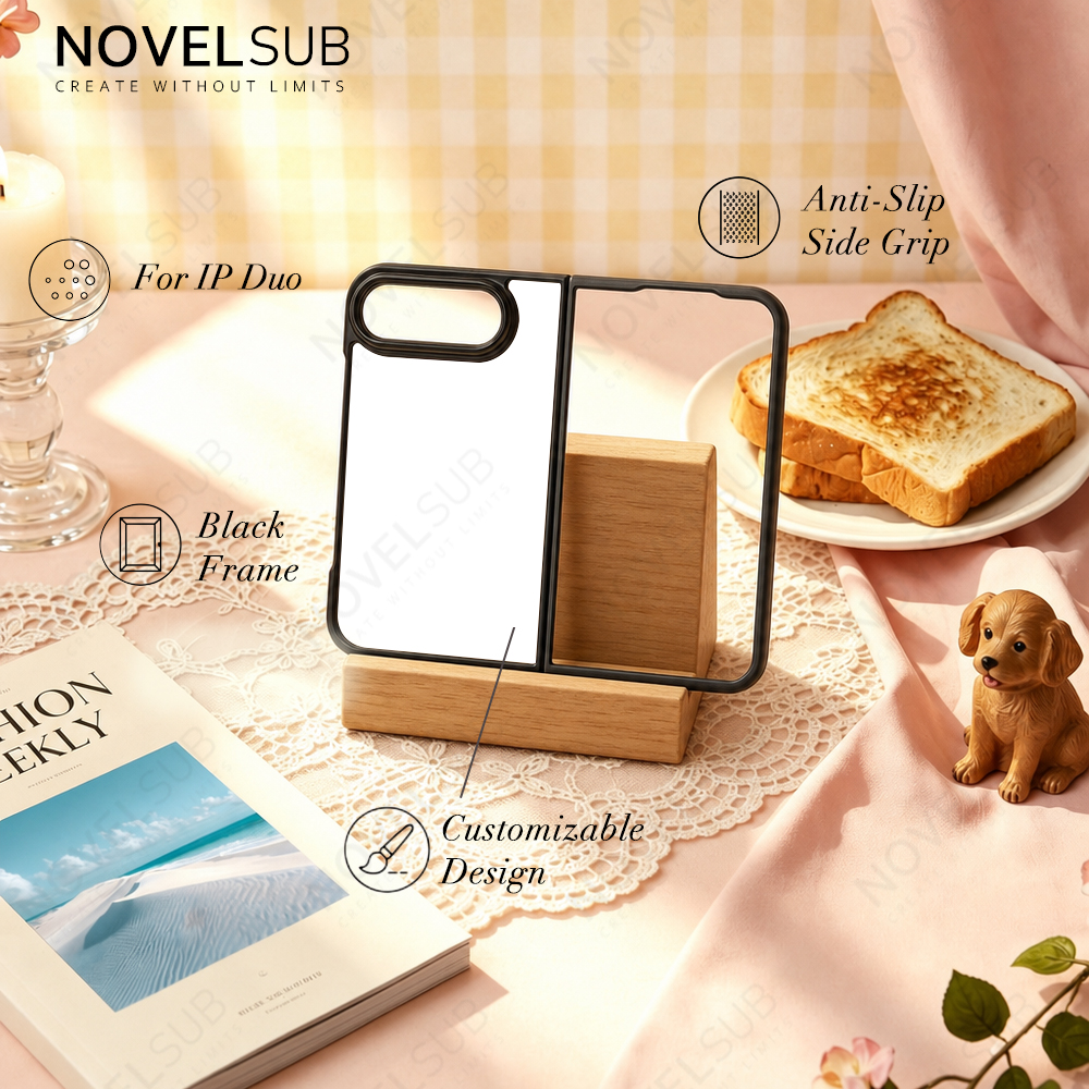 Sublimation Blank 2D TPU Phone Case for iPhone Duo Series | Custom DIY 2D TPU Phone Covers With Aluminum Sheet for iPhone 18 17 16 Etc