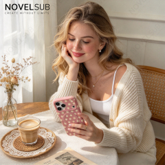 NOVELSUB for Iphone 17 Series Sublimation Blank 3D Soft Coated Film Phone Cases Magnetic Style Custom DIY Soft TPU 3D Phone Covers Suitable for Wireless Charging