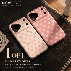 NOVELSUB for Iphone 17 Series Sublimation Blank 3D Soft Coated Film Phone Cases Magnetic Style Custom DIY Soft TPU 3D Phone Covers Suitable for Wireless Charging
