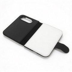 NOVELSUB Sublimation Blank PU Leather Wallet Phone Case for Iphone Duo Heat Press Printing Custom DIY PU Flip Phone Covers