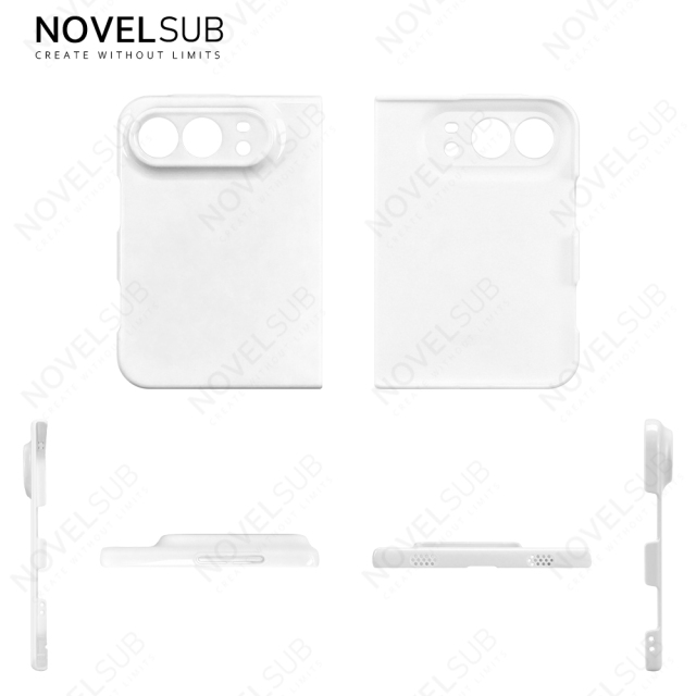 NOVELSUB For Iphone Duo Sublimation Blank 3D Hard Film / 3D 2in1 Film / 3D 2in1 Magnetic Film Phone Cases for 3D Film Printing Custom DIY 3D Phone Covers