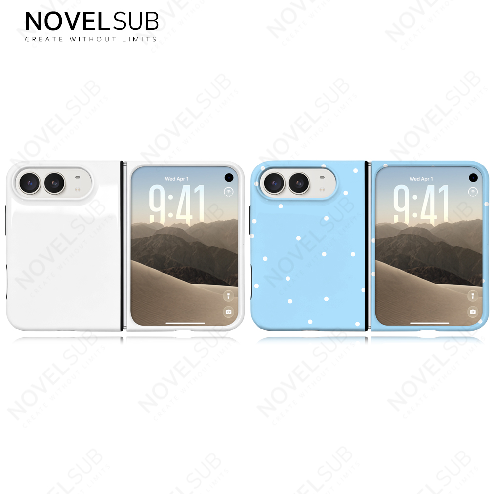NOVELSUB Sublimation Blank 3D 2in1 Magnetic Coated Film Phone Cases Custom DIY 3D 2IN1 Coated Phone Covers With Magnetic Ring DIY for 3D Film Printing  for iphone Duo