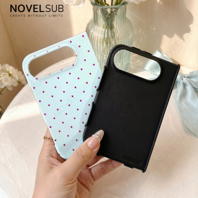 NOVELSUB For Iphone Duo Sublimation Blank 3D Hard Film / 3D 2in1 Film / 3D 2in1 Magnetic Film Phone Cases for 3D Film Printing Custom DIY 3D Phone Covers