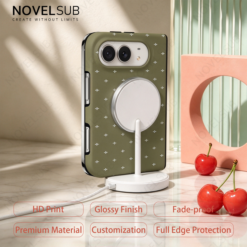 NOVELSUB For Iphone Duo Sublimation Blank 3D Hard Film / 3D 2in1 Film / 3D 2in1 Magnetic Film Phone Cases for 3D Film Printing Custom DIY 3D Phone Covers