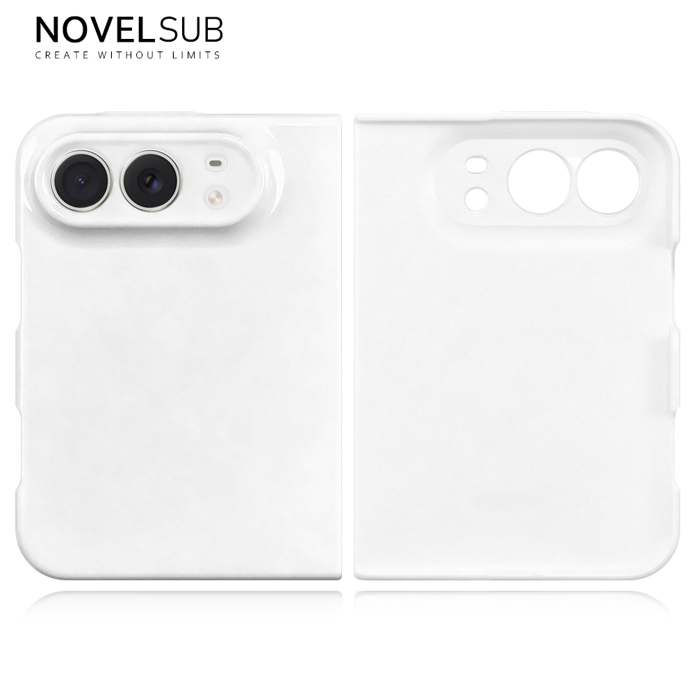 NOVELSUB For Iphone Duo Sublimation Blank 3D Hard Film / 3D 2in1 Film / 3D 2in1 Magnetic Film Phone Cases for 3D Film Printing Custom DIY 3D Phone Covers