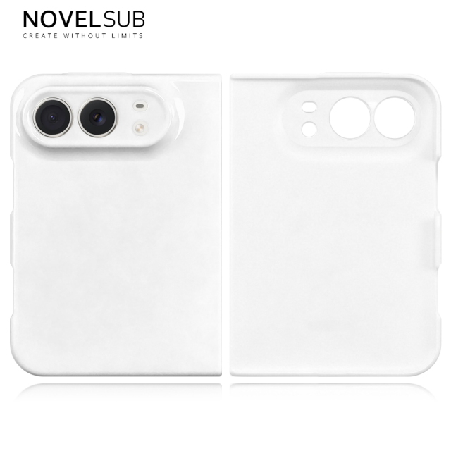 NOVELSUB For Iphone Duo Sublimation Blank 3D Hard Film / 3D 2in1 Film / 3D 2in1 Magnetic Film Phone Cases for 3D Film Printing Custom DIY 3D Phone Covers