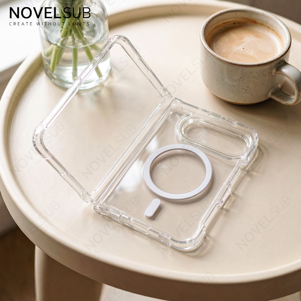 NOVELSUB High-quality Bayer Material High-transparency 2in1 TPU+Acrylic Phone Case | Ready To Use Transparent Phone Covers for Iphone Series