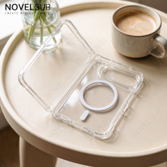NOVELSUB High-quality Bayer Material High-transparency 2in1 TPU+Acrylic Phone Case | Ready To Use Transparent Phone Covers for Iphone Series