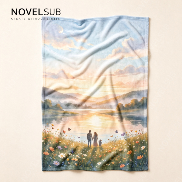 NOVELSUB Sublimation Blank Flanel Blankets Custom DIY 300g Flannel Blankets for Double- sided Printing