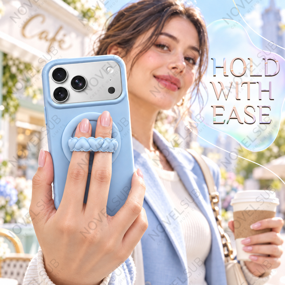 NOVELSUB New Fashion Coloful Soft Silicone Magnetic Phone Cases for iphone 15-17 Series | Ready to Use Phone Cases With Inner Lining & Magnetic Grip