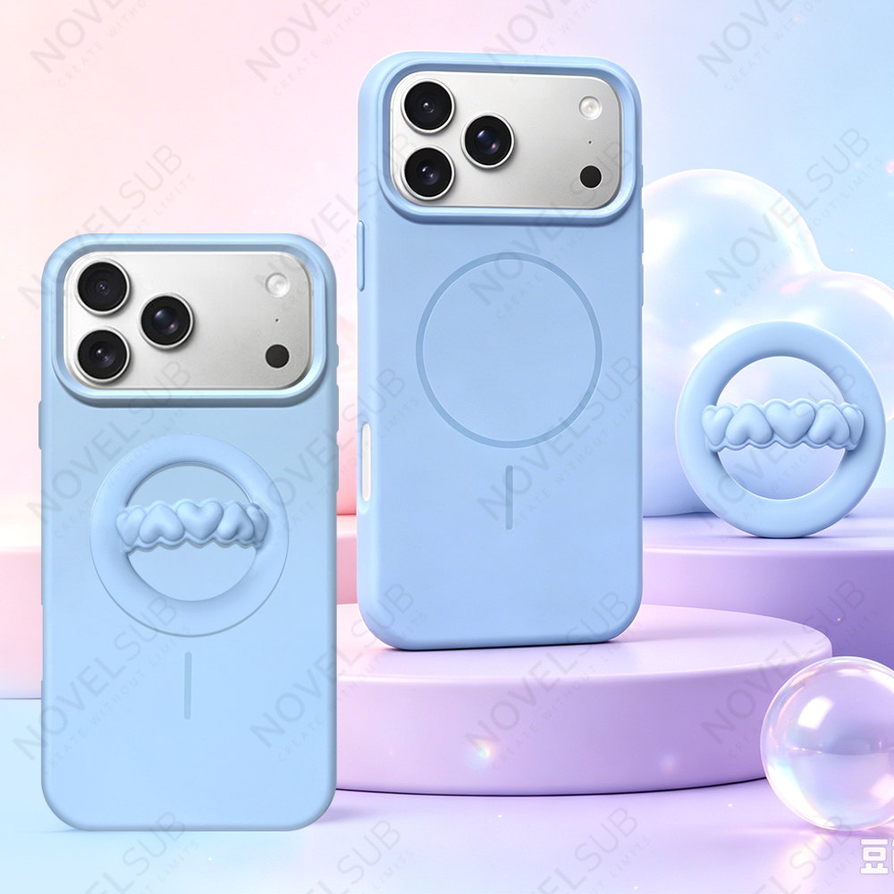 NOVELSUB New Fashion Coloful Soft Silicone Magnetic Phone Cases for iphone 15-17 Series | Ready to Use Phone Cases With Inner Lining & Magnetic Grip