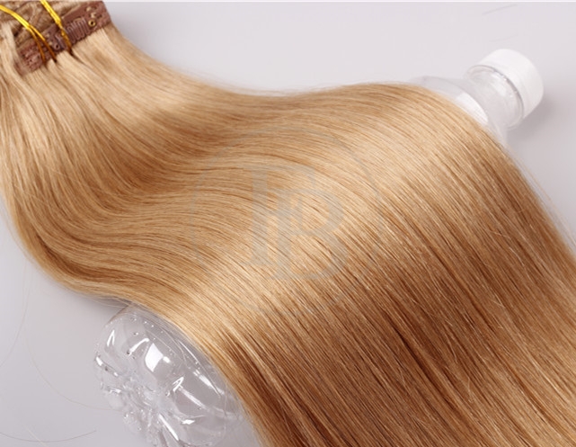 Ash Blonde #18 Clip in Remy Human Hair Extensions 