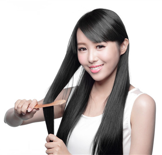 Jet Black #1 Real Hair Clip in Extensions Clip Hair Extension 