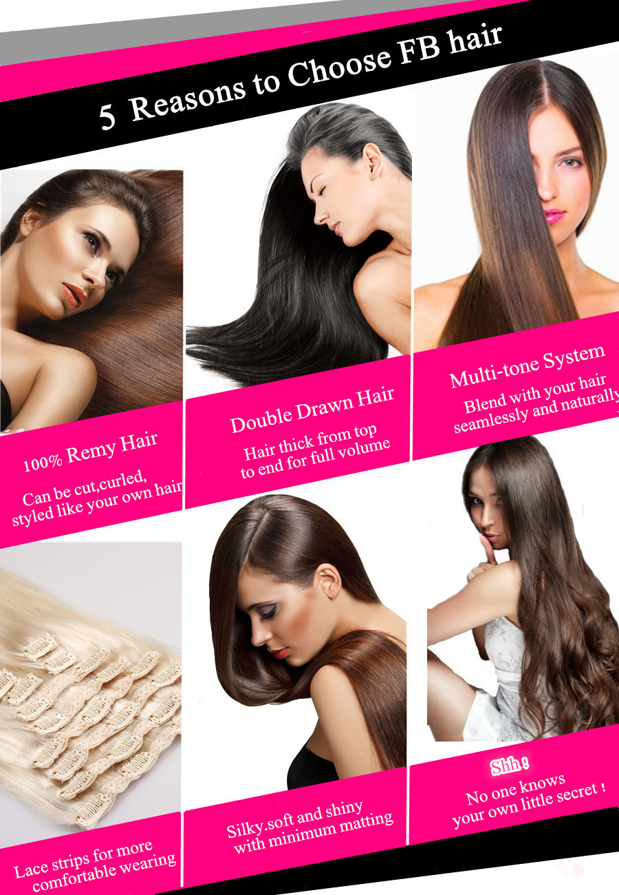 Hair Extensions Clip on