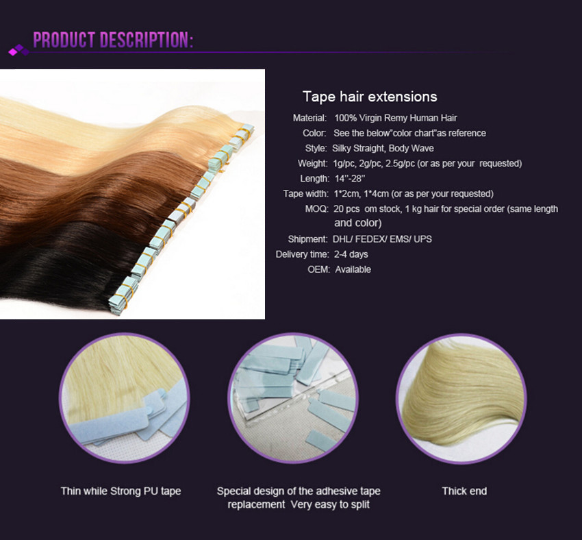 adhesive hair extensions