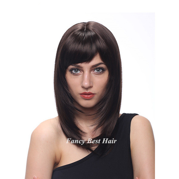 Medium Length Frontal Lace Wigs