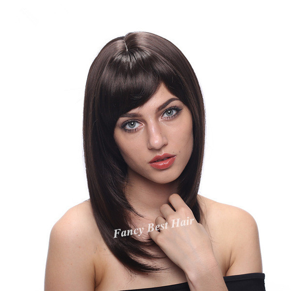 Medium Length Frontal Lace Wigs
