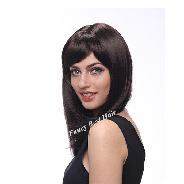 Medium Length Frontal Lace Wigs