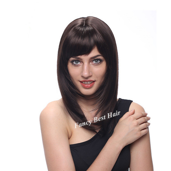 Medium Length Frontal Lace Wigs