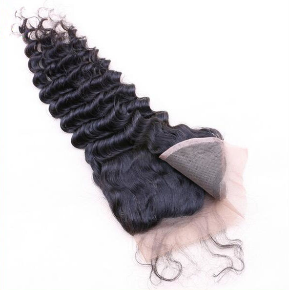 Deep Wave Hair 13X4 Swiss Lace Closure