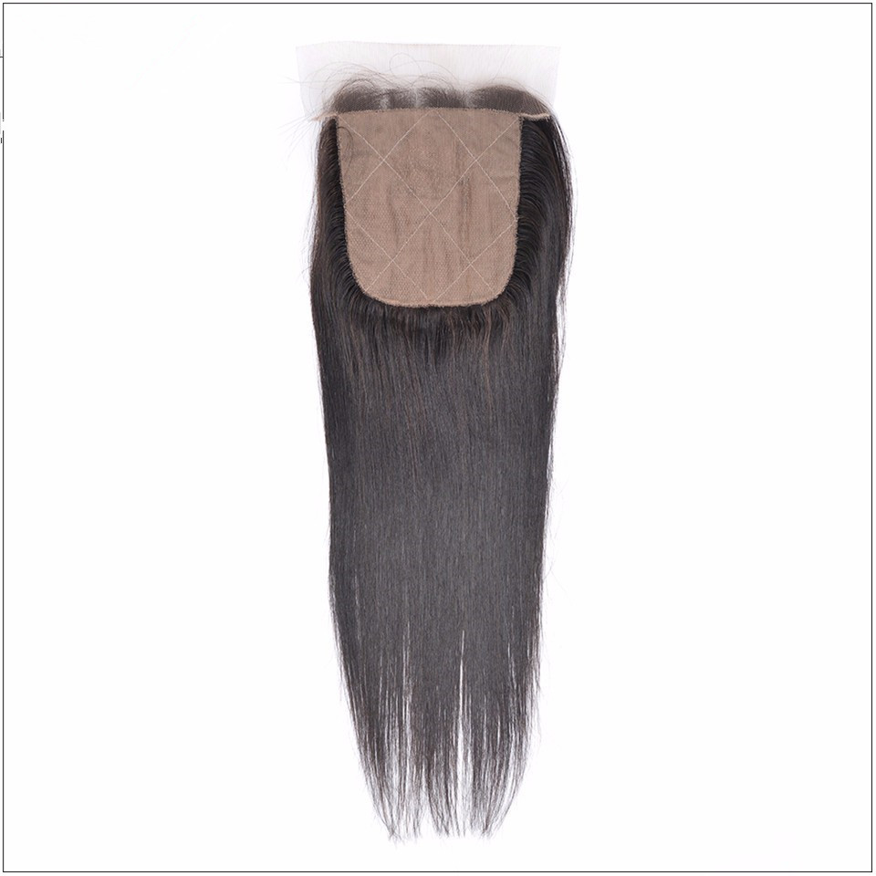 Straight Hair 4X4 Silk Base Lace Closure