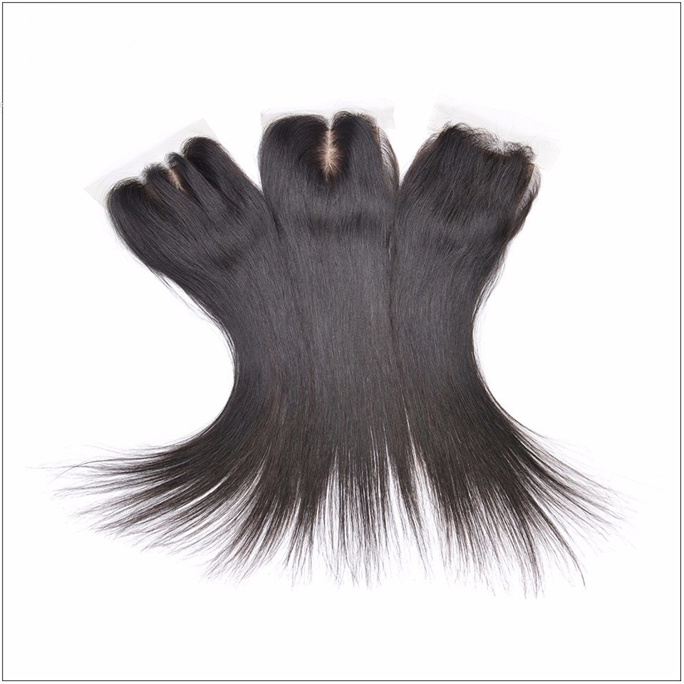 Straight Hair 4X4 Silk Base Lace Closure