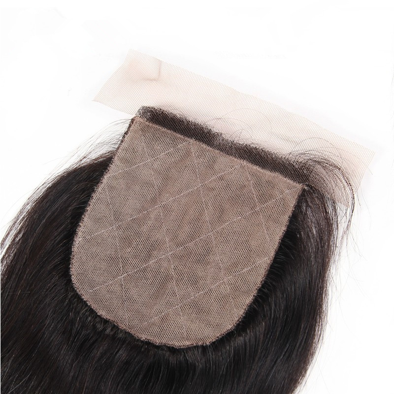 Straight Hair 4X4 Silk Base Lace Closure