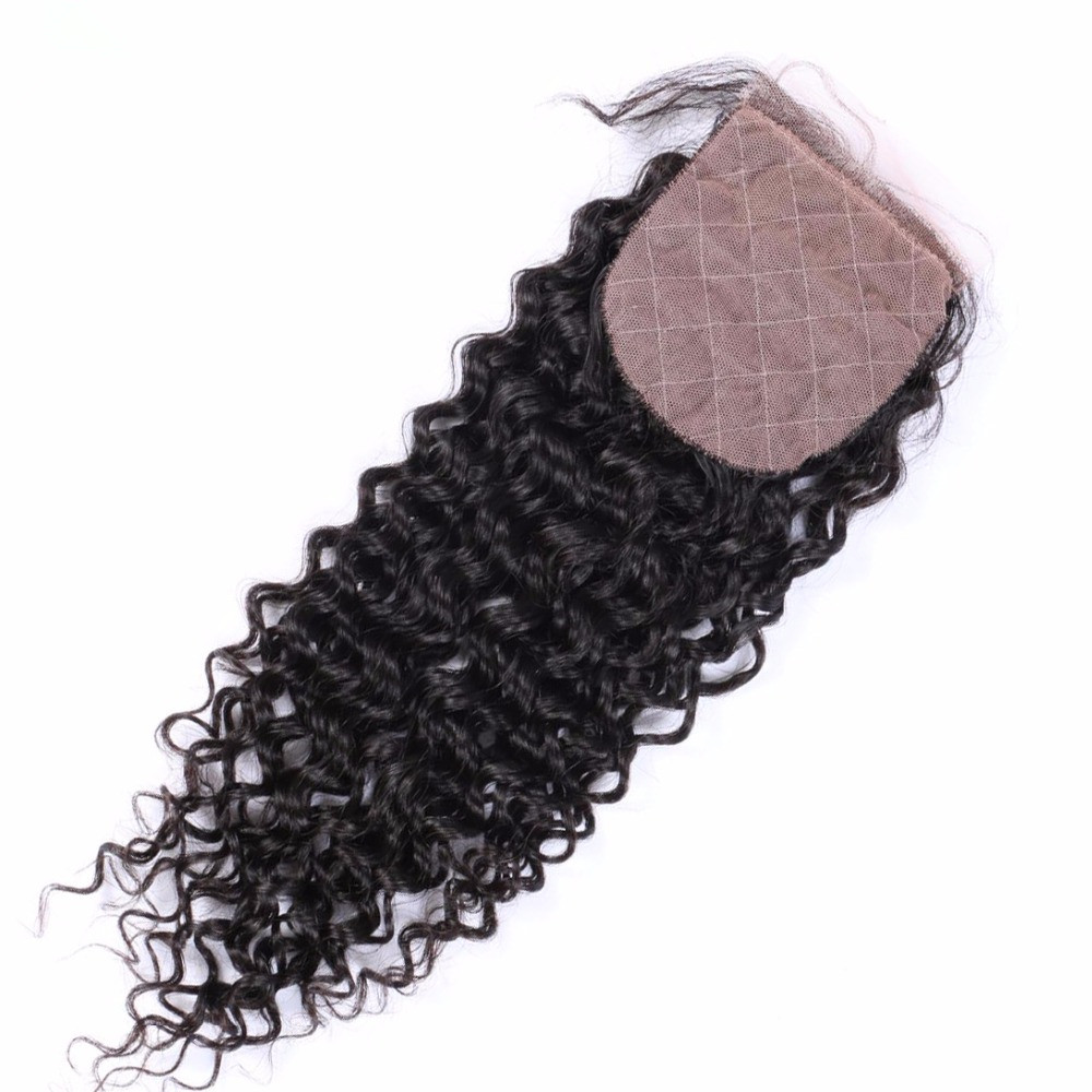 Straight Hair 4X4 Silk Base Lace Closure