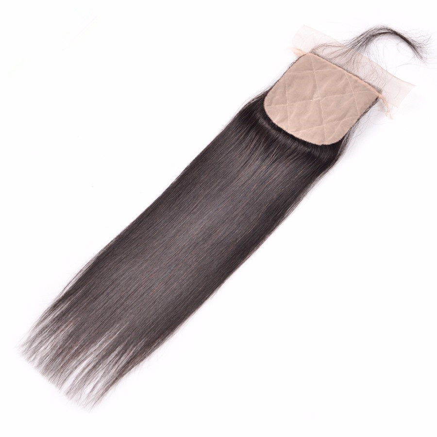 Straight Hair 4X4 Silk Base Lace Closure