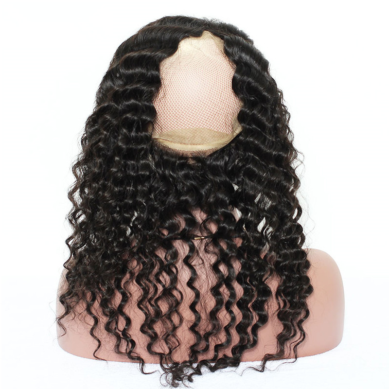 Deep Wave Hair 360 Swiss Lace Closure