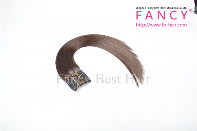 Chocolate Brown #4 Halo Hair Extensions