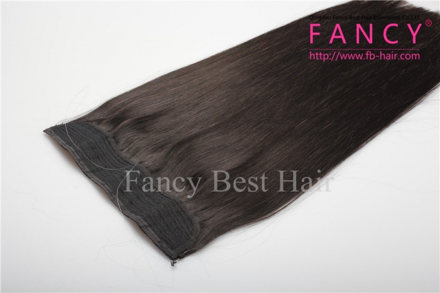 Off Black Hair Extensions  #1B Halo Hair Extensions