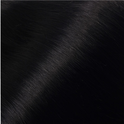 #1 Jet Black Machine Weft Hair