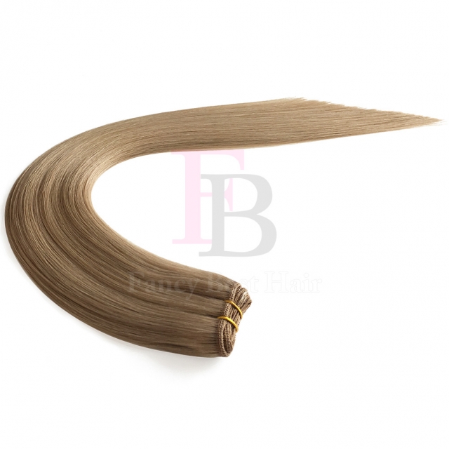 #18 Ash Blonde Machine Weft Hair