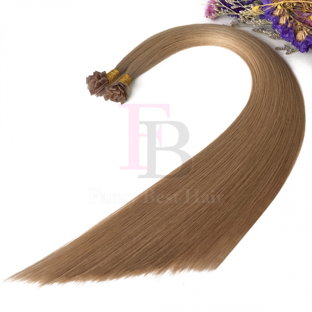 #18 Ash Blonde Flat Tip Hair