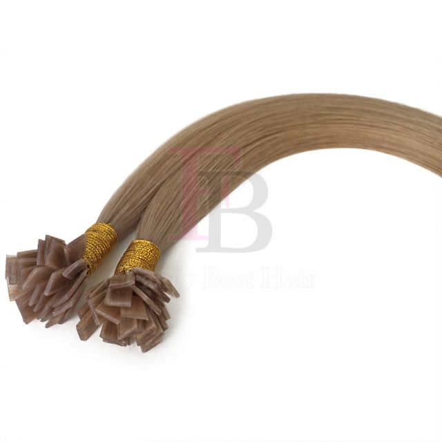 #18 Ash Blonde Flat Tip Hair