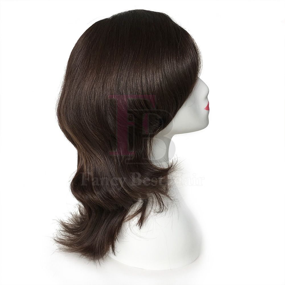 JW06 - #4 9" Natural Straight Hair Wig