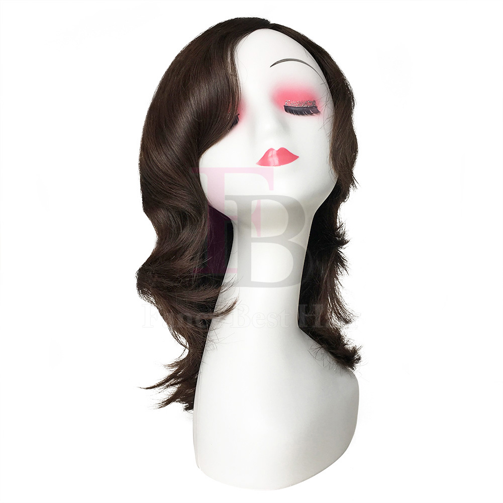 JW06 - #4 9" Natural Straight Hair Wig