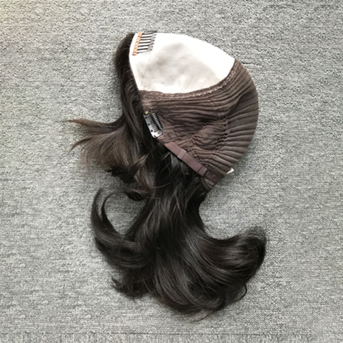 JW06 - #2 9" Natural Straight Hair Wig