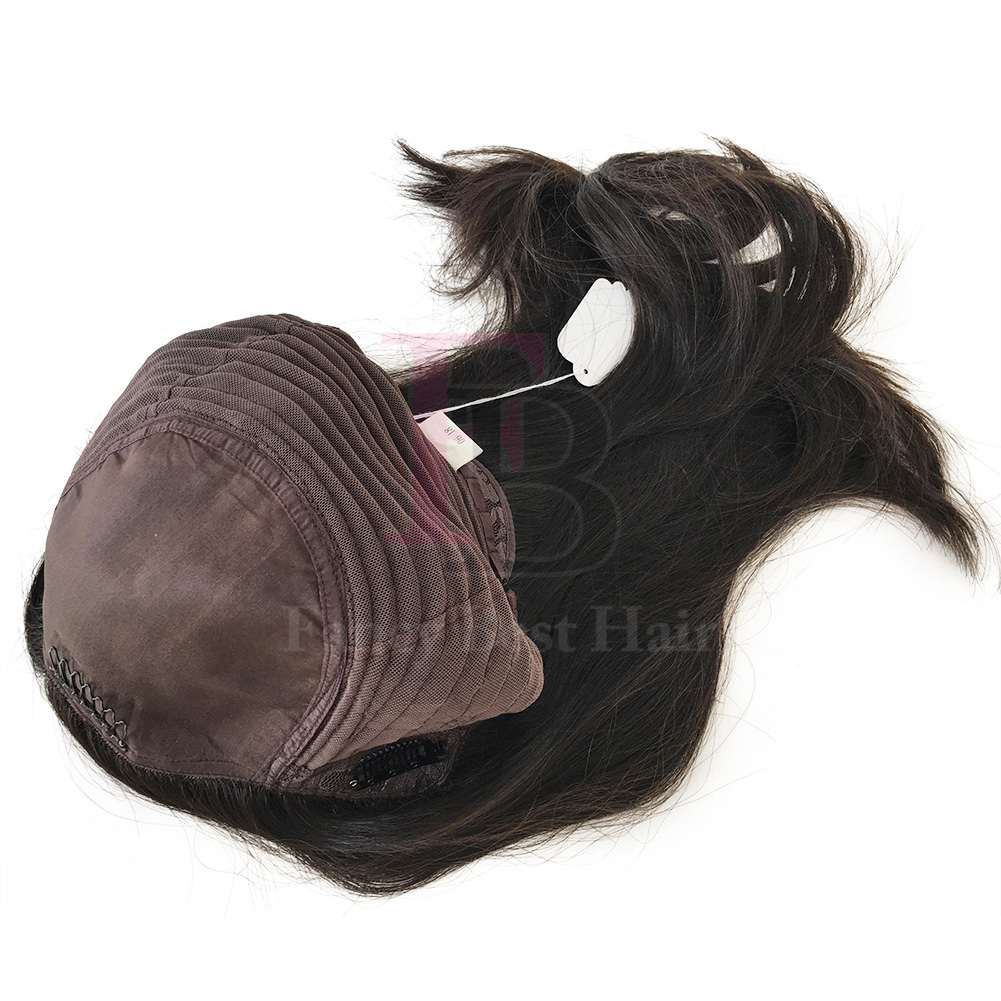 JW03 - #1b 14" Natural Straight Hair Wig