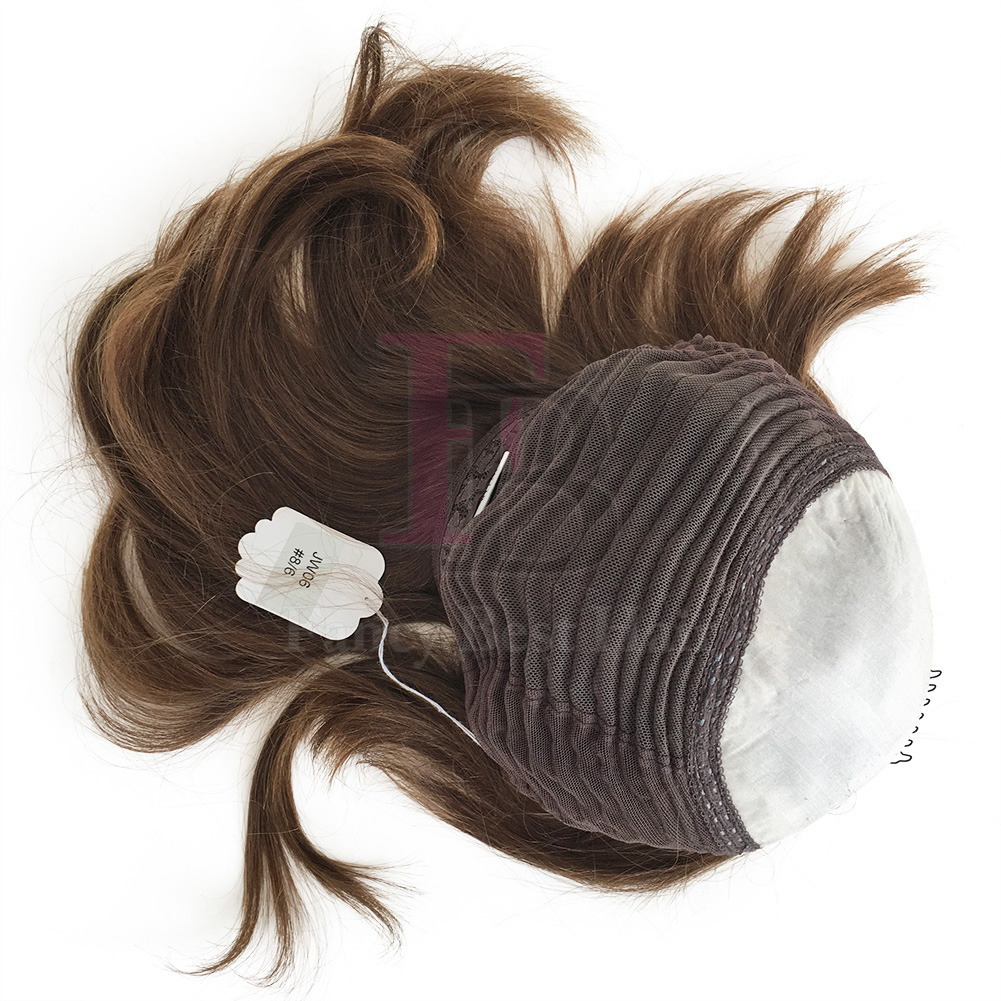 JW06 - #8/6 9" Natural Straight Hair Wig