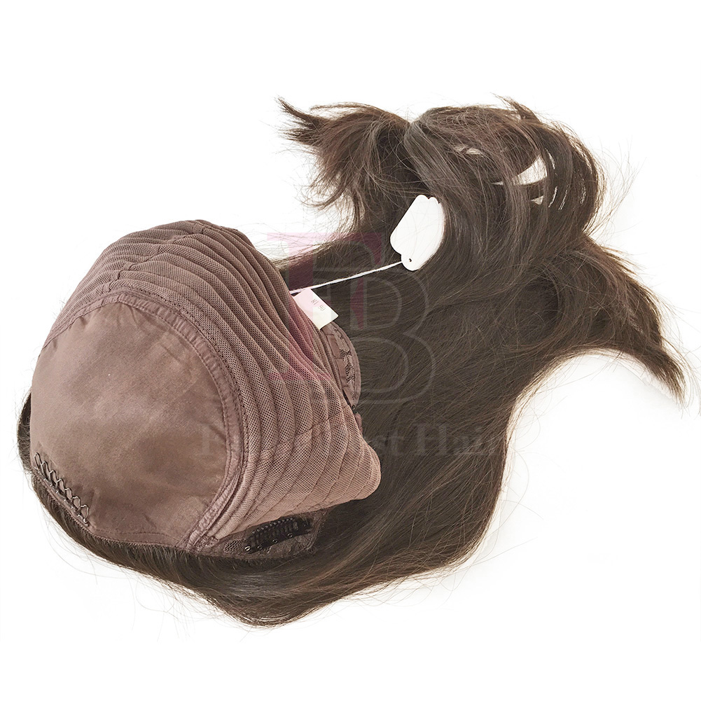 JW03 - #6 14" Natural Straight Hair Wig