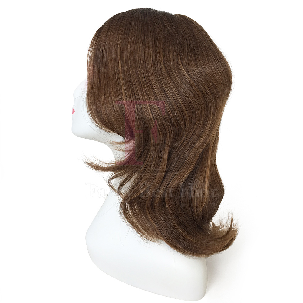 JW06 - #8/6 9" Natural Straight Hair Wig
