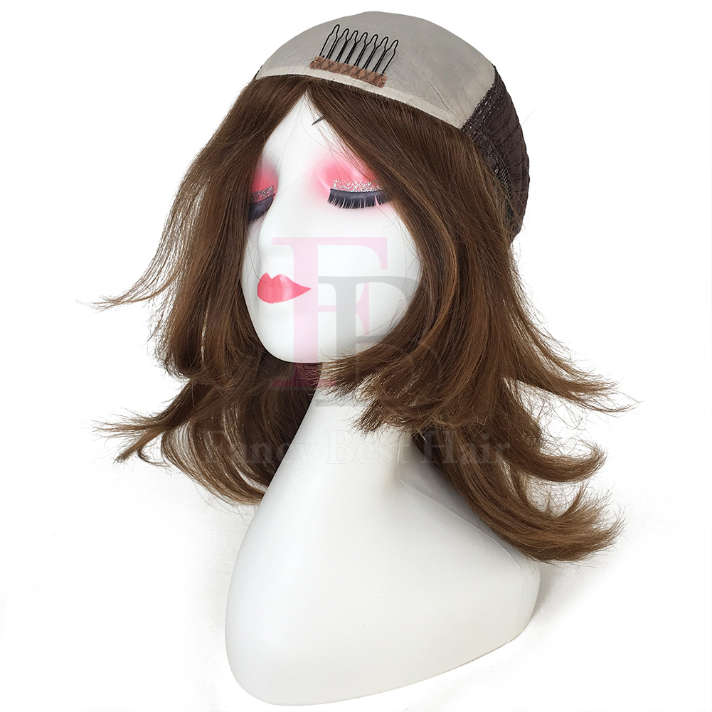 JW06 - #8/6 9" Natural Straight Hair Wig