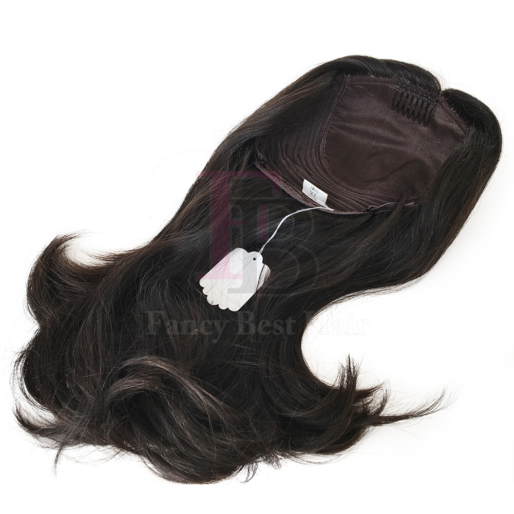 JW03 - #1b 14" Natural Straight Hair Wig