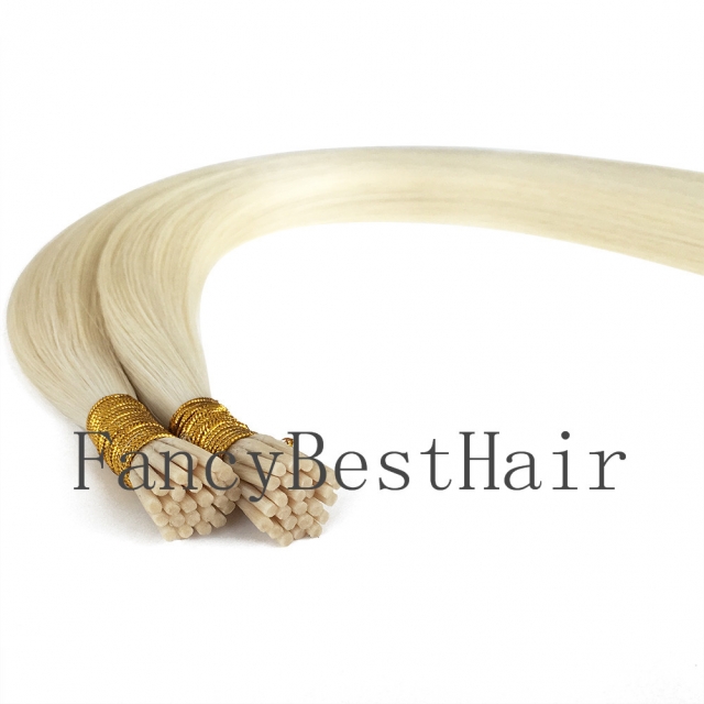 #60 FancyBestHair Platinum Blonde Stick tip Hair
