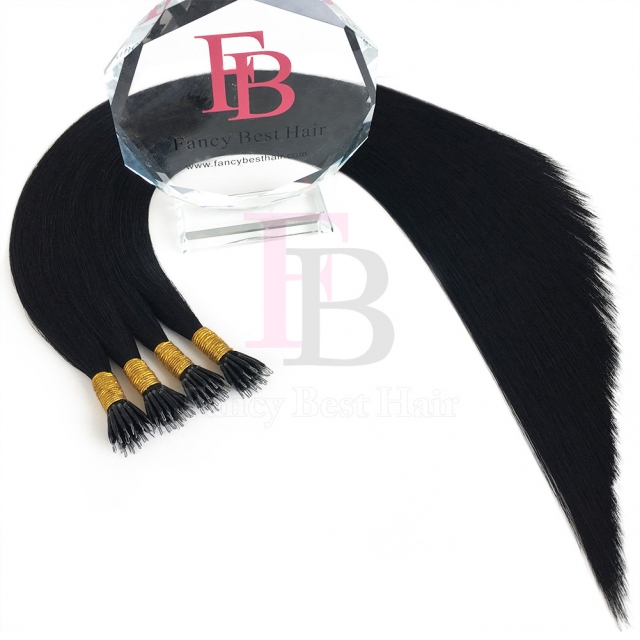 #1 Jet Black Nano Ring Hair