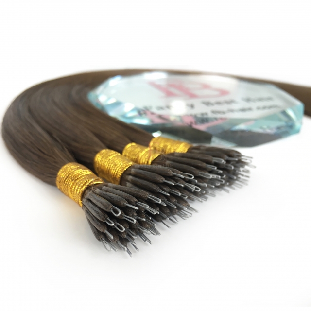 #4 Chocolate Brown Nano Ring Hair